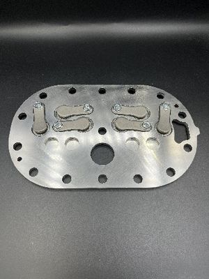 صفحه سوپاپ کمپرسور از جنس استنلس استیل با محدودکننده و تنظیم‌کننده فشار فرآیند ریخته‌گری برای کاربردهای صنعتی